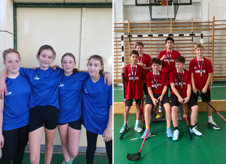 V�rosi floorballos sikerek