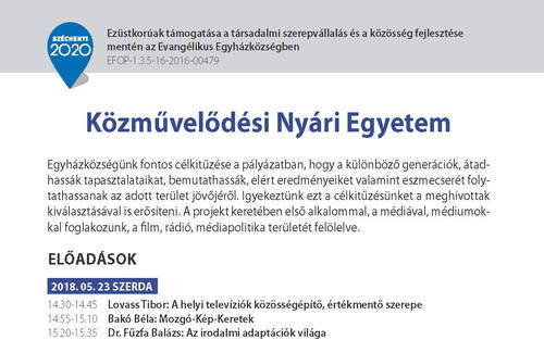 Közművelődési nyári egyetem Közművelődési nyári egyetem
