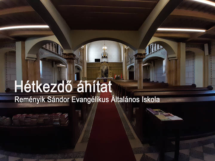 Hétkezdő áhítat április 20-án Hétkezdő áhítat április 20-án