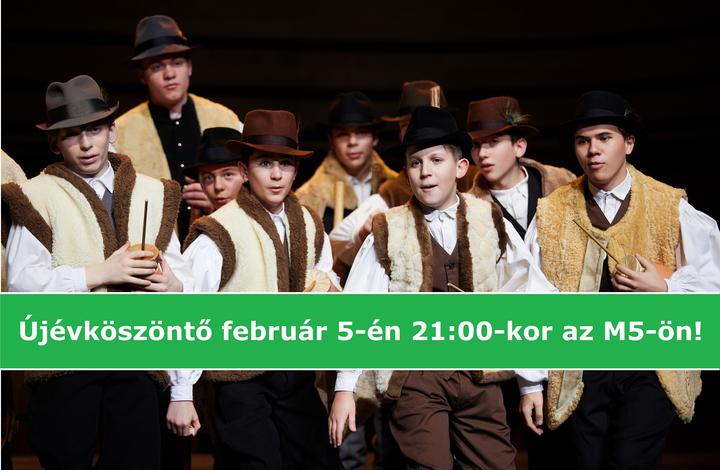 A Vasi Kislegényczéh újévköszöntője az M5-ön A Vasi Kislegényczéh újévköszöntője az M5-ön