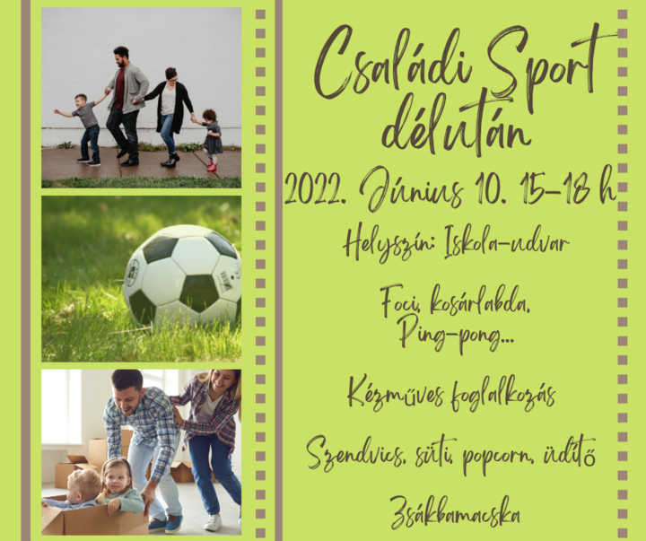 Sportnap lesz iskolánkban Sportnap lesz iskolánkban