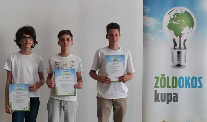 Kiváló eredmény a ZöldOkos Kupán Kiváló eredmény a ZöldOkos Kupán
