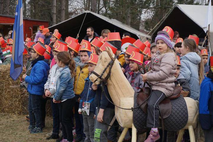 Huszártoborzó a Falumúzeumban Huszártoborzó a Falumúzeumban