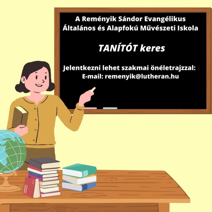 Tanítót keresünk! Tanítót keresünk!