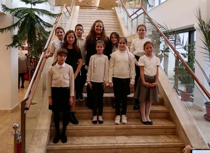 A 4.a osztly gyermekei szerepeltek a SINOSZ 75. jubileumi gljn